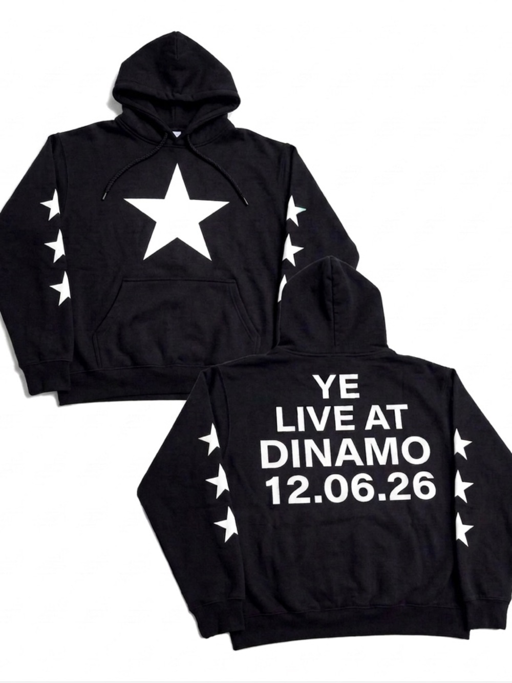 Ye Live at DINAMO Pullover Hoodie Street Vendor Merch